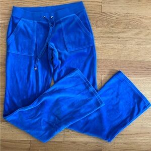 Vintage Blue Velour Juicy Couture Pants. Size Small. EUC